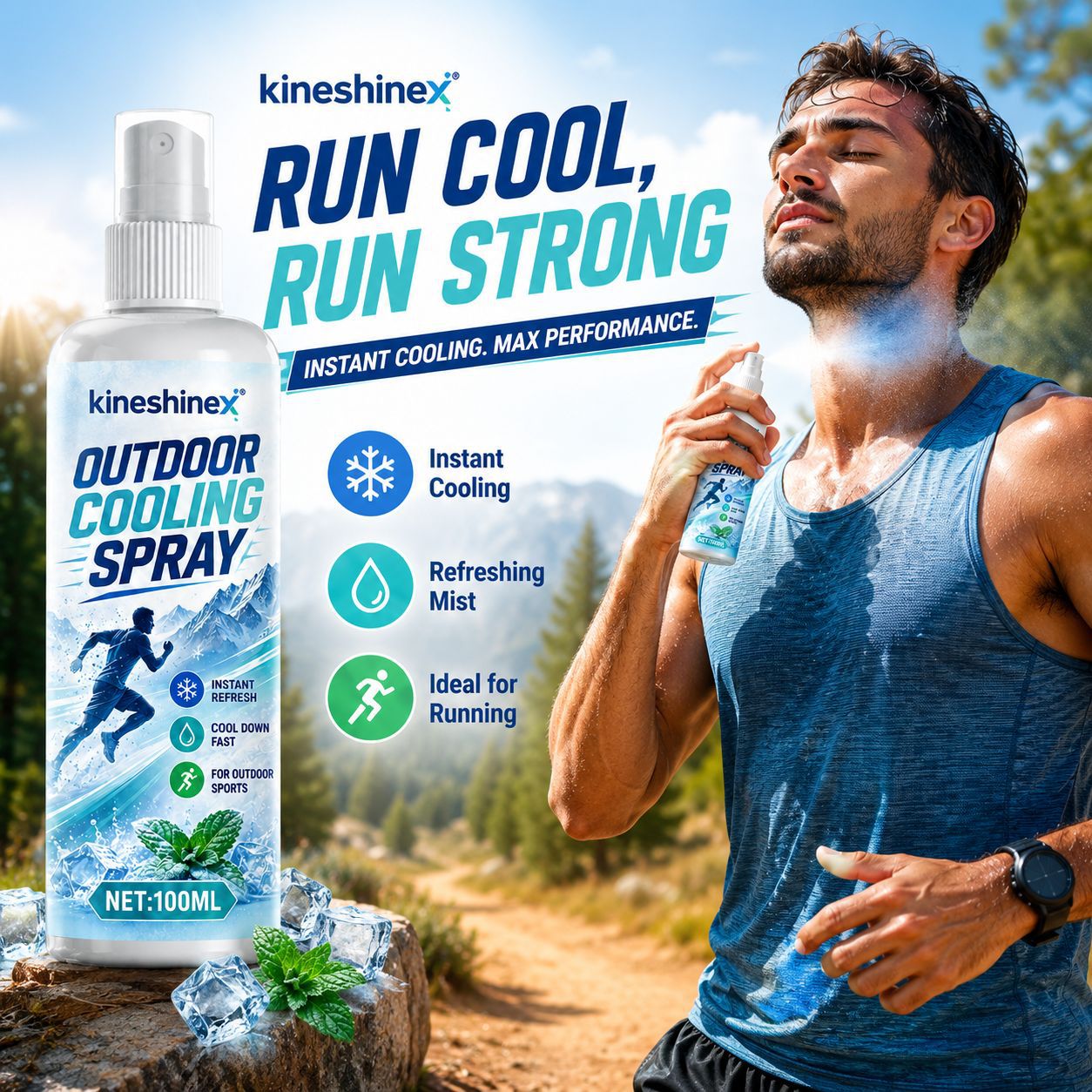Misting Bottle Fine - Охлаждающий спрей для улицы 100 мл