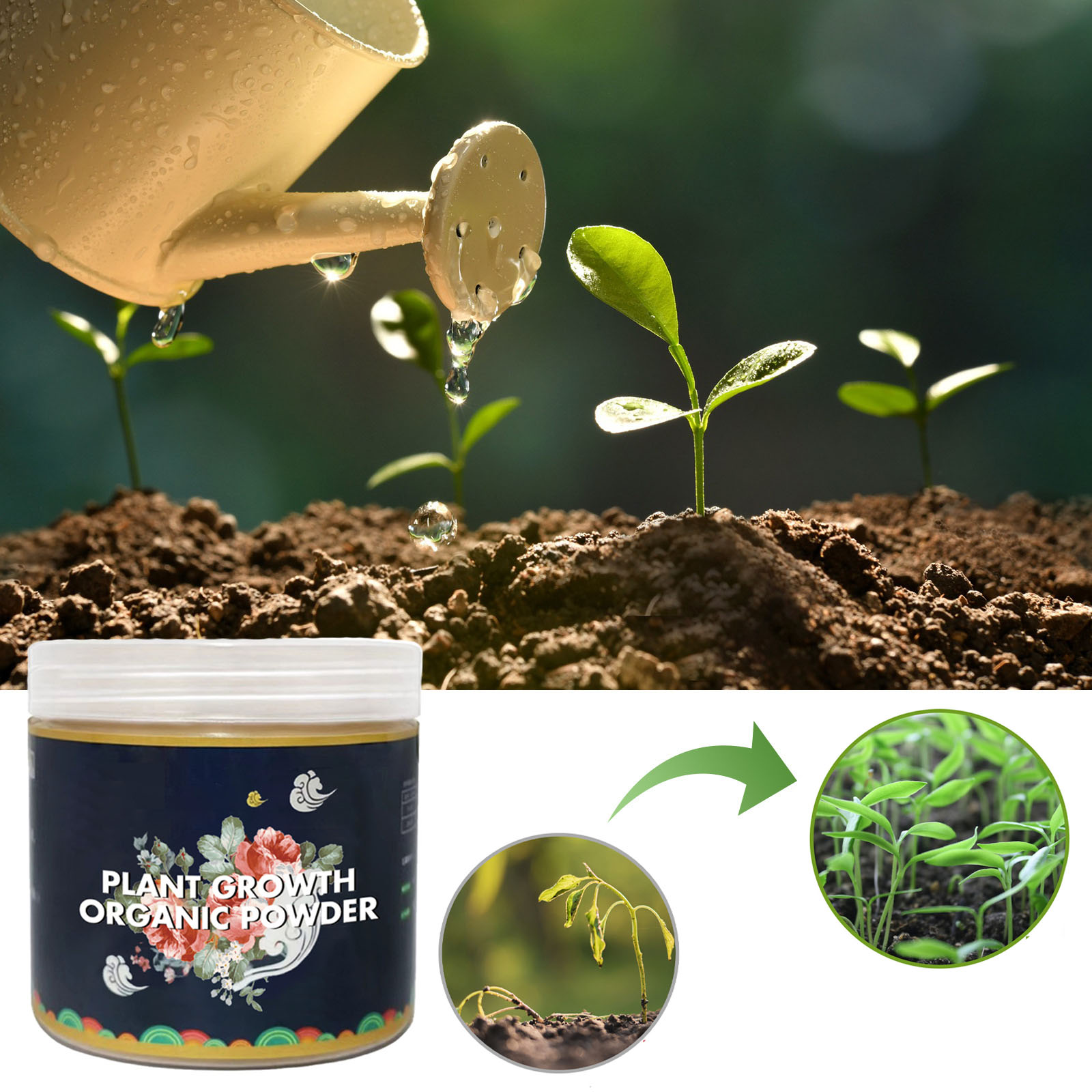 Rooting Hormone Powder - Порошок для быстрого укоренения, улучшение почвы