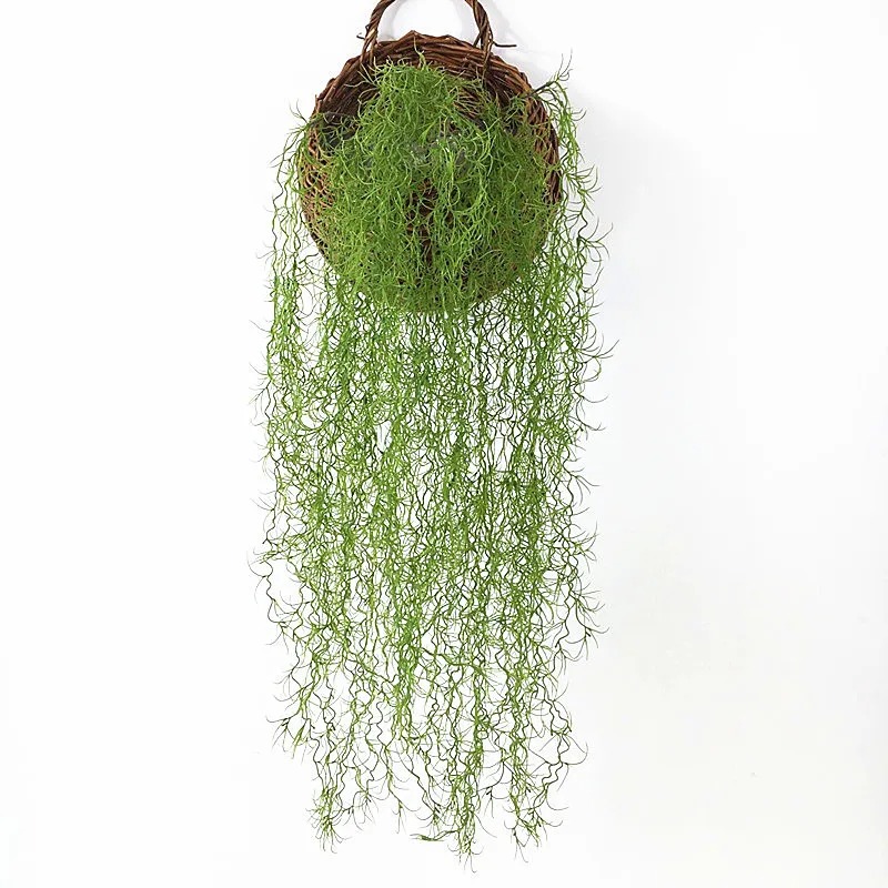 Sphagnum Moss Dry - 1/3/5 шт. Искусственные зеленые растения, длинные