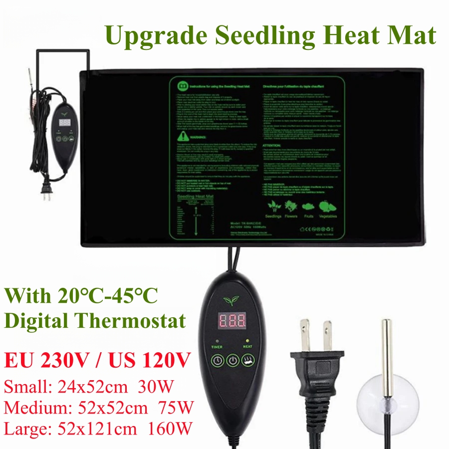 Heat Mat Seedling - 3-размерный модернизированный нагревательный коврик для рассады,