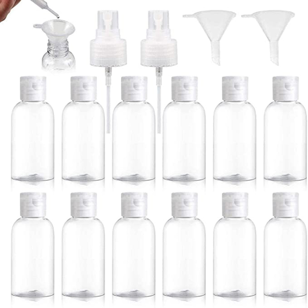 Misting Bottle Fine - Набор прозрачных пластиковых пустых флаконов с