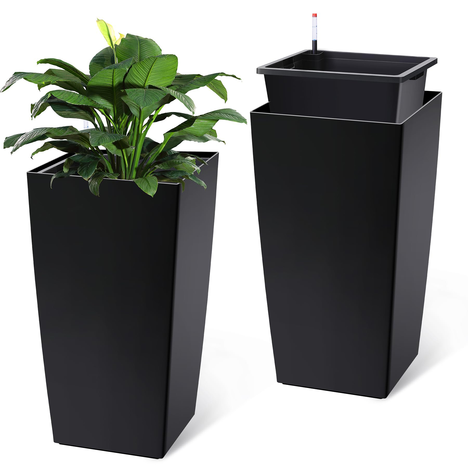 Набор из 2-х 30-дюймовых кашпо – обзор и цена Self Watering Insert