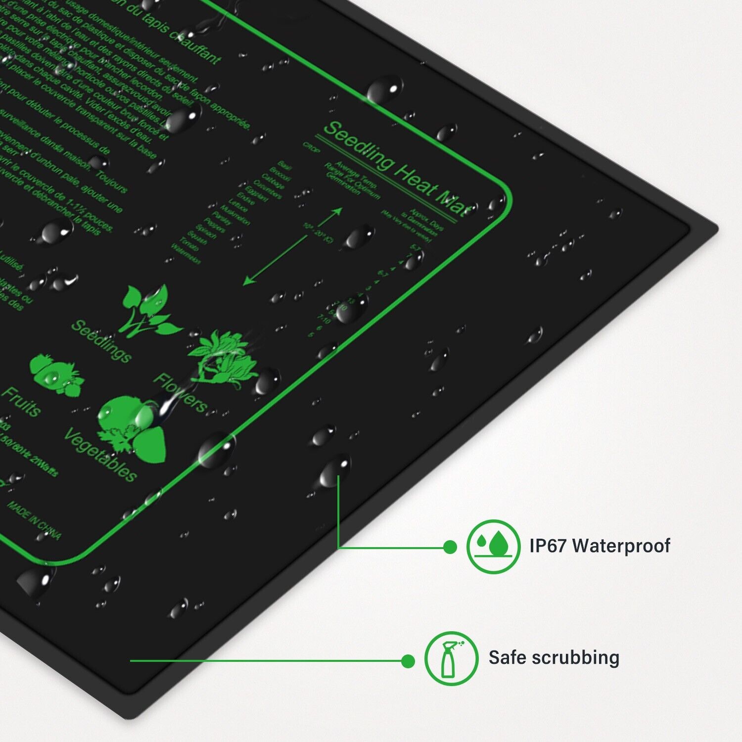 LERWAY 21 Вт нагревательный ко – обзор и цена Heat Mat Seedling