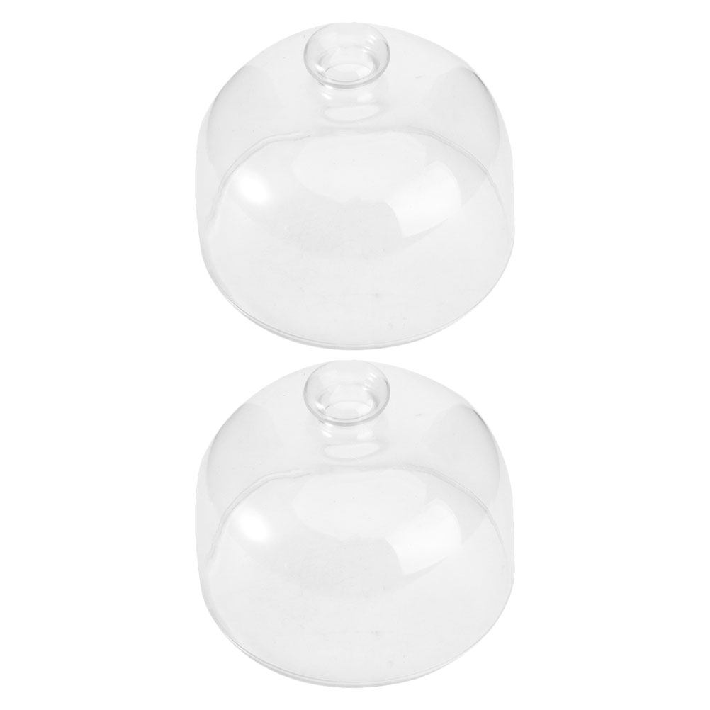 2 шт. Прозрачные стеклянные ко – обзор и цена Plastic Dome Clear