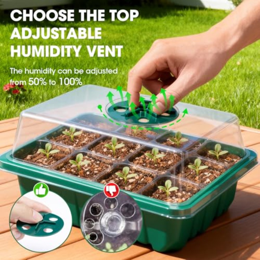 Набор из 5 лотков для рассады  – обзор и цена Humidity Dome Kit