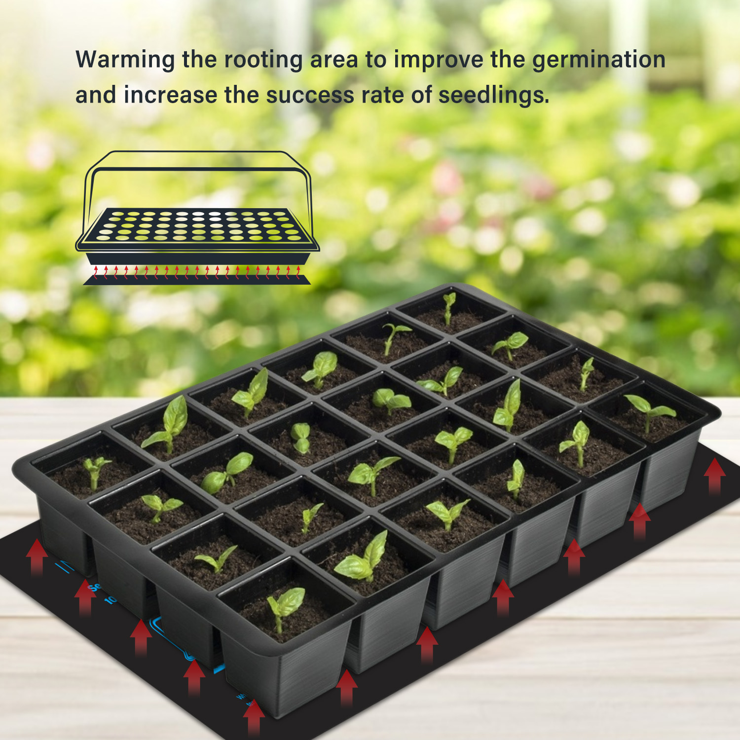 Водонепроницаемый греющий ковр – обзор и цена Heat Mat Seedling